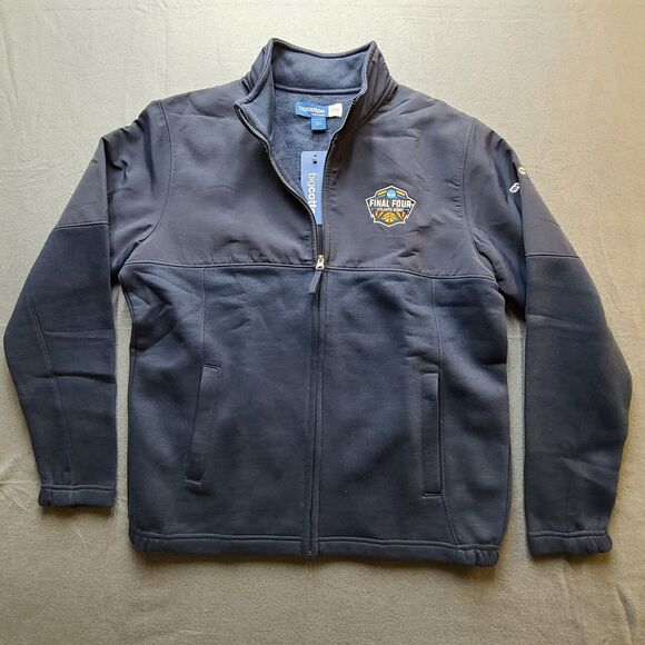 Final Four 2020 Atlanta Mens Full Zip Blue Large Cotton Jacket Coat Nylon - Picture 1 of 11